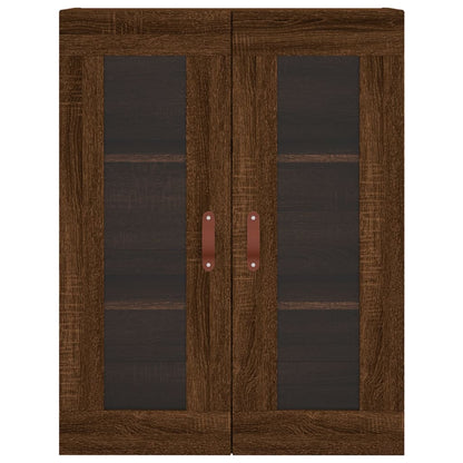 Wandschrank Braun Eichen-Optik 69,5x34x90 cm