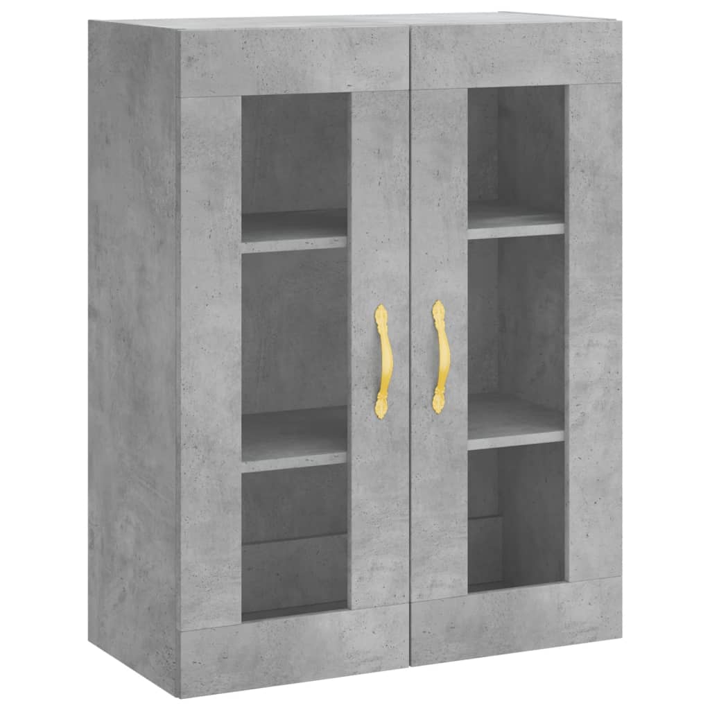 Overskab Beton Grå 69,5x34x90 cm