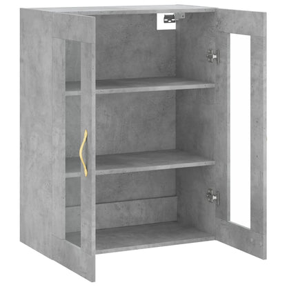 Overskab Beton Grå 69,5x34x90 cm