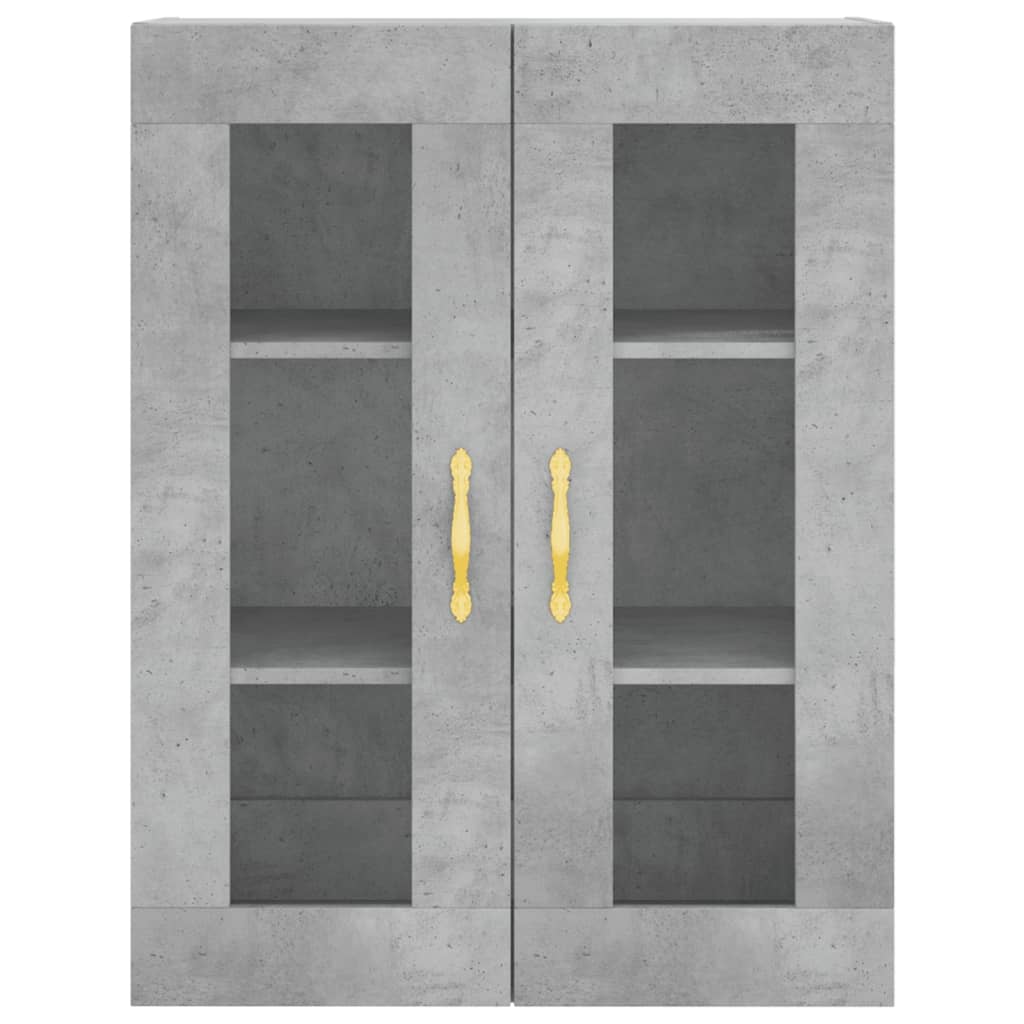 Overskab Beton Grå 69,5x34x90 cm