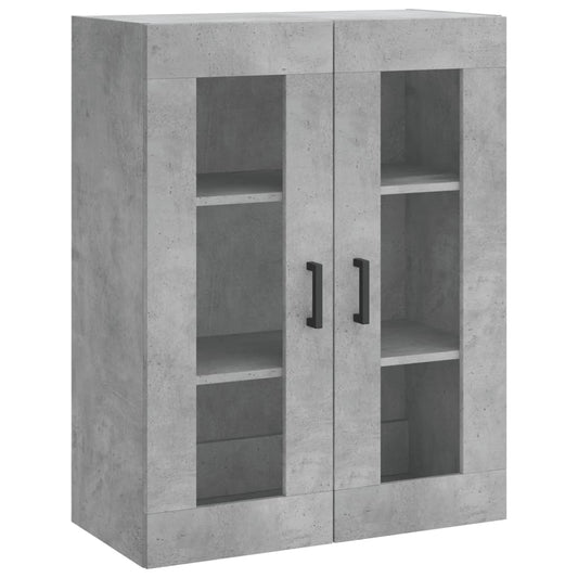 Overskab Beton Grå 69,5x34x90 cm