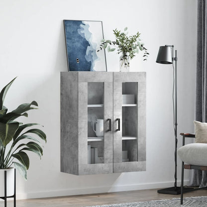 Overskab Beton Grå 69,5x34x90 cm