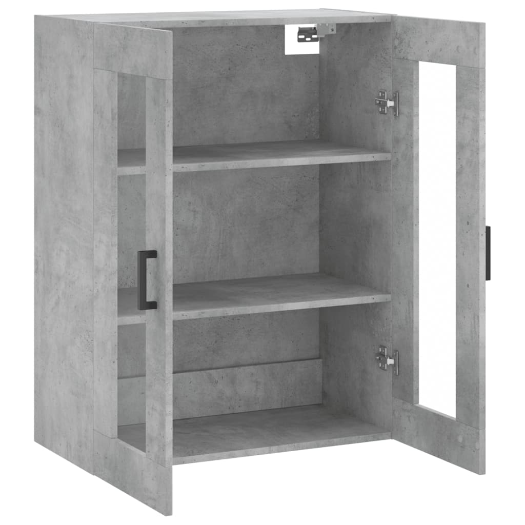 Overskab Beton Grå 69,5x34x90 cm
