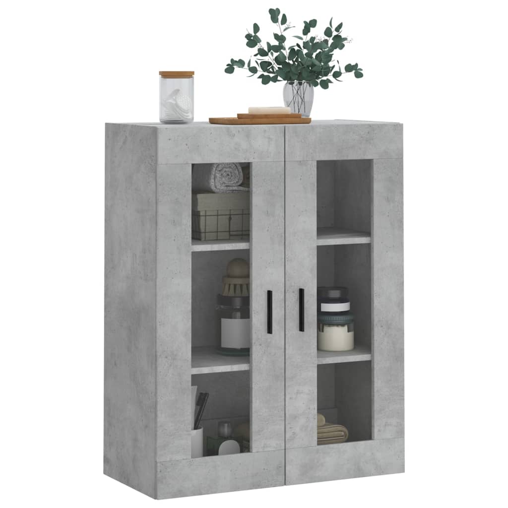 Overskab Beton Grå 69,5x34x90 cm