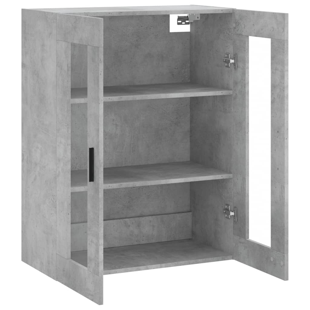 Overskab Beton Grå 69,5x34x90 cm