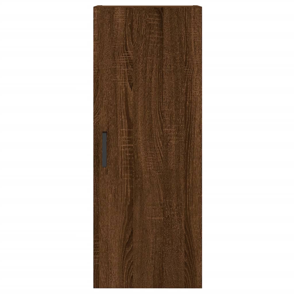 Wandschrank Braun Eichen-Optik 34,5x34x90 cm