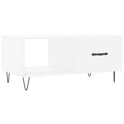 Couchtisch Weiß 90x50x40 cm Holzwerkstoff