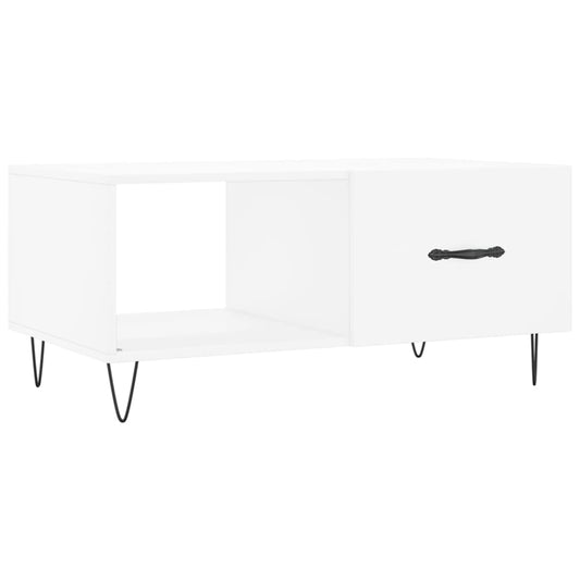 Couchtisch Weiß 90x50x40 cm Holzwerkstoff
