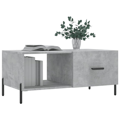 Couchtisch Betongrau 90x50x40 cm Holzwerkstoff