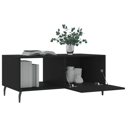 Sofabord Sort 90x50x40 cm Træ Materiale