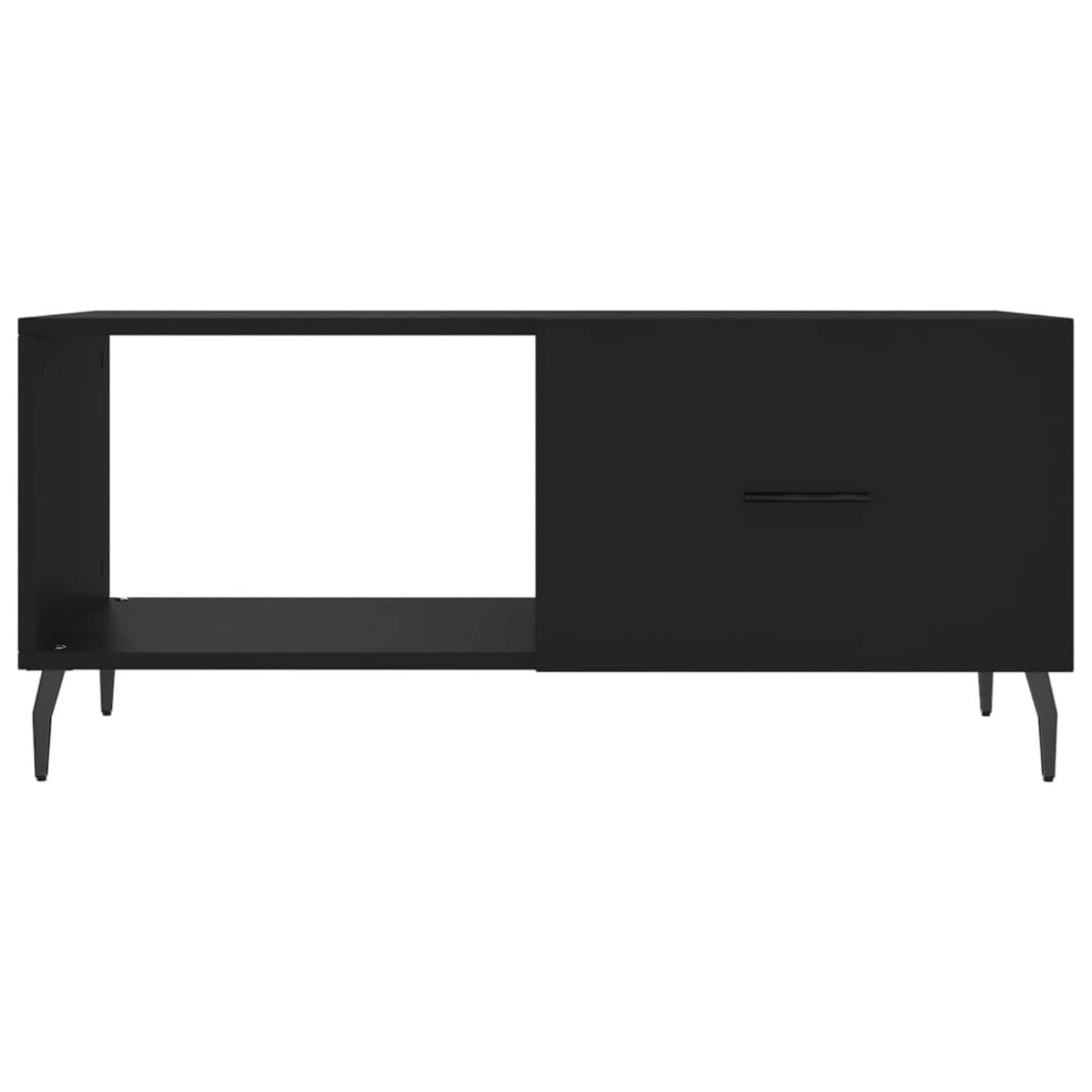 Sofabord Sort 90x50x40 cm Træ Materiale