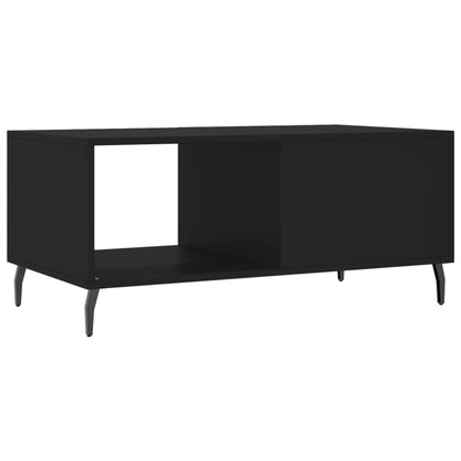 Sofabord Sort 90x50x40 cm Træ Materiale