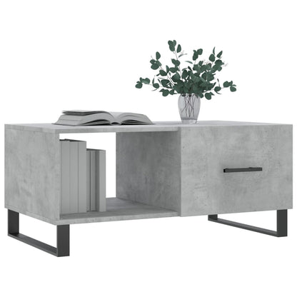 Couchtisch Betongrau 90x50x40 cm Holzwerkstoff