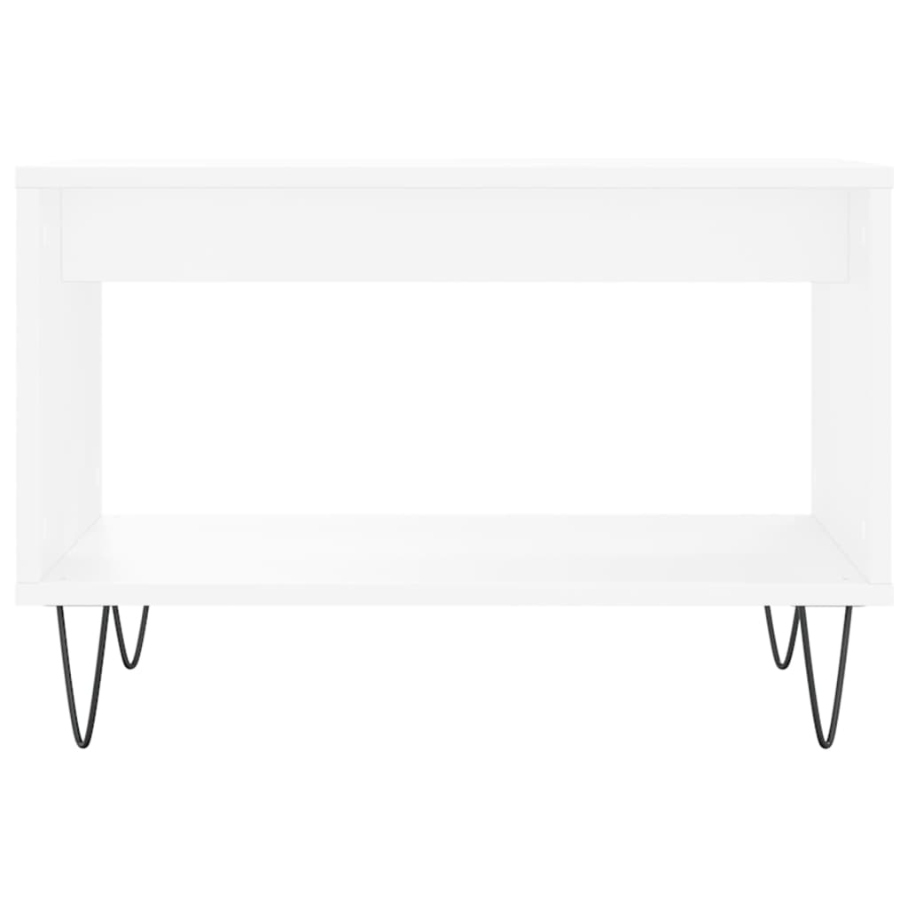 Couchtisch Weiß 60x50x40 cm Holzwerkstoff
