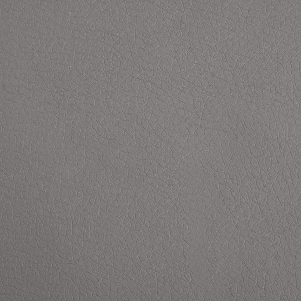 Kindersofa Grau 90x53x30 cm Kunstleder