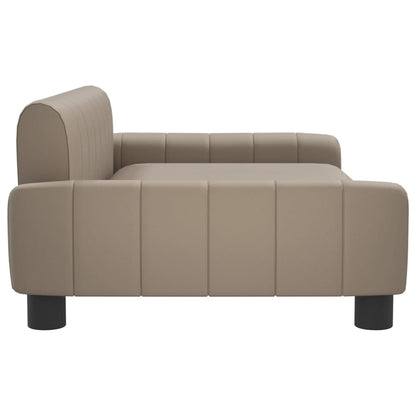 Kindersofa Cappuccino 90x53x30 cm Kunstleder