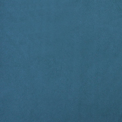Kindersofa Blau 80x45x30 cm Samt