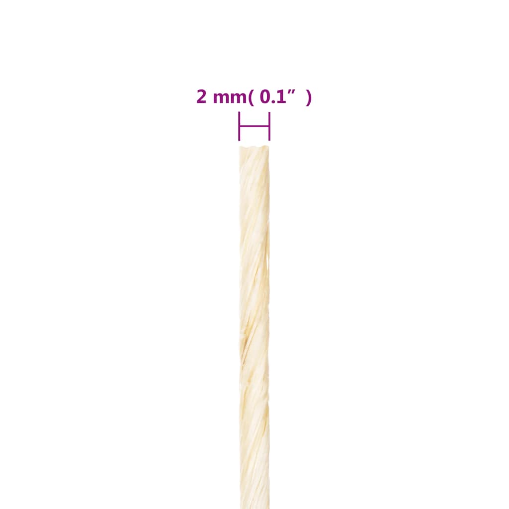 Seil 100% Sisal 2 mm 600 m