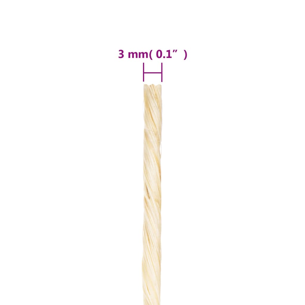 Seil 100% Sisal 3 mm 200 m