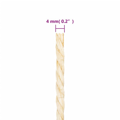 Seil 100% Sisal 4 mm 100 m
