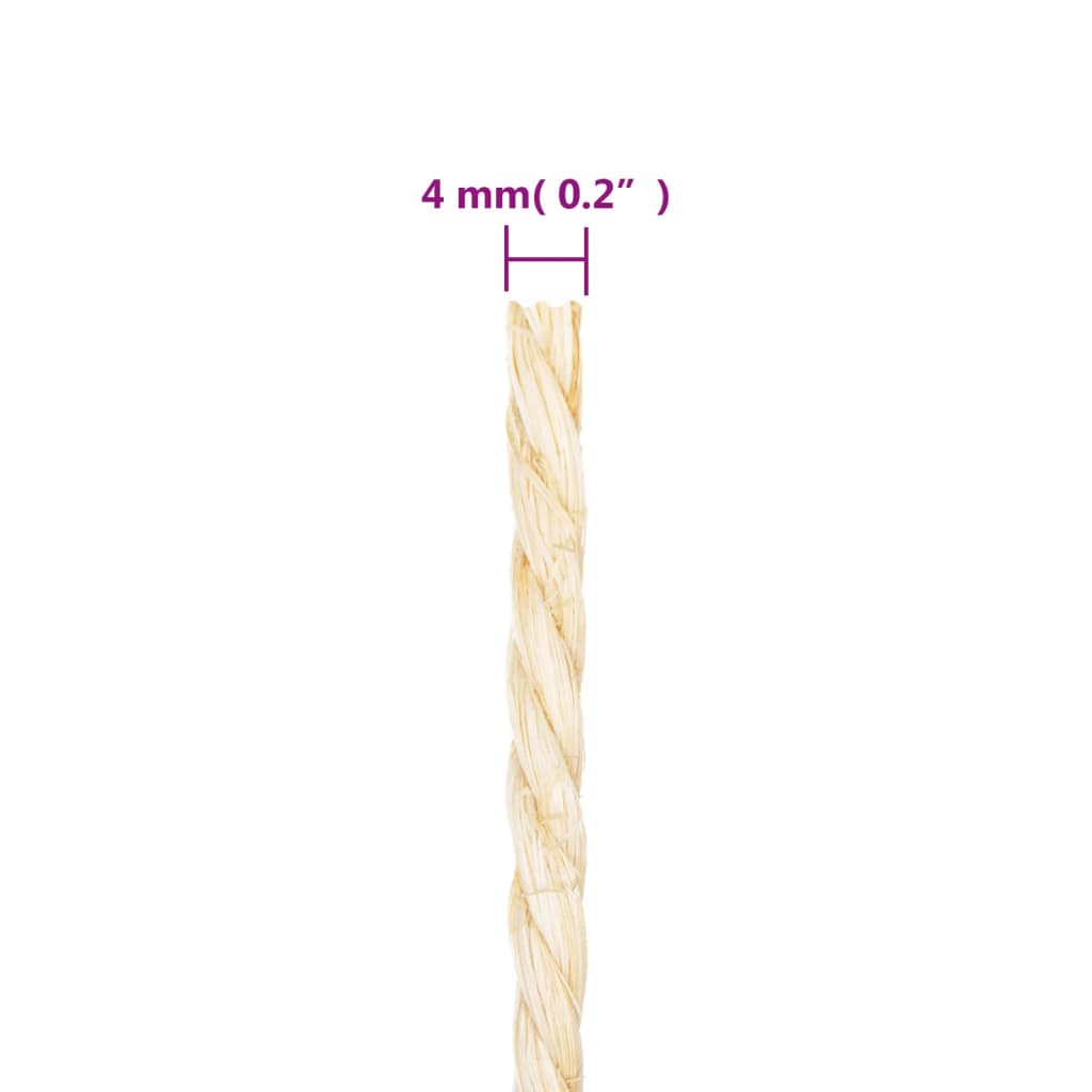 Seil 100% Sisal 4 mm 500 m