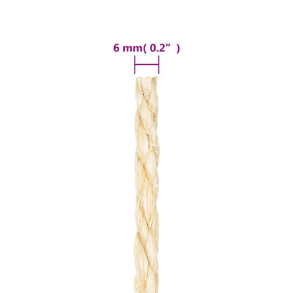 Seil 100% Sisal 6 mm 25 m