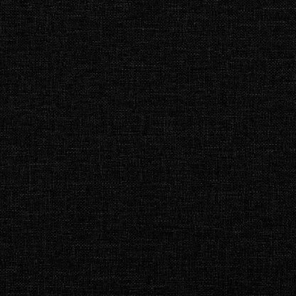 Tagesbett Ausziehbar mit Matratzen Schwarz 90x190 cm Stoff