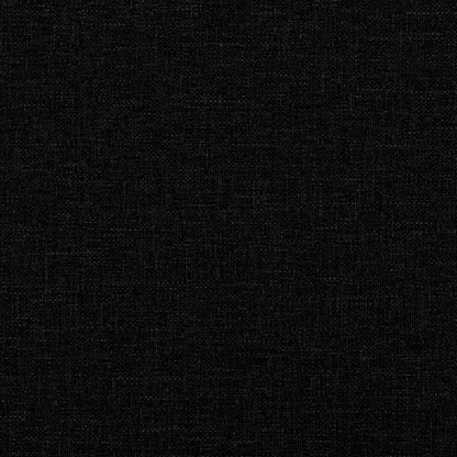 Tagesbett Ausziehbar mit Schubladen Schwarz 90x190 cm Stoff