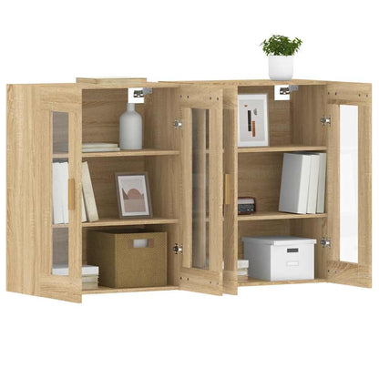 Wandschränke 2 Stk. Sonoma-Eiche Holzwerkstoff