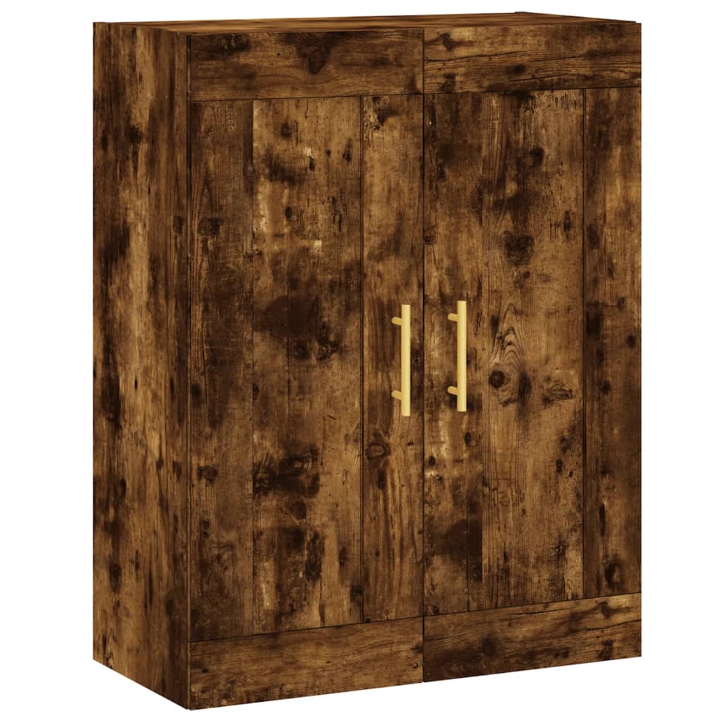 Wandschränke 2 Stk. Räuchereiche Holzwerkstoff