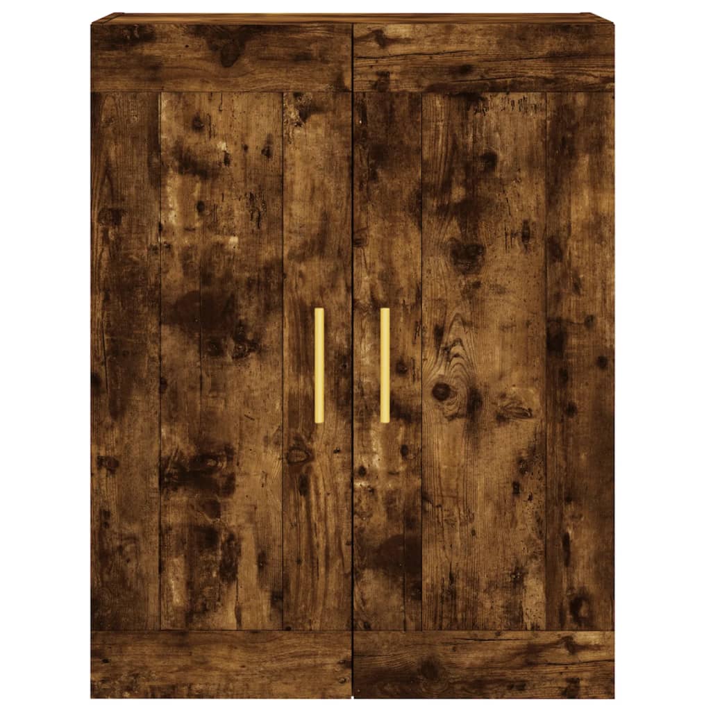 Wandschränke 2 Stk. Räuchereiche Holzwerkstoff