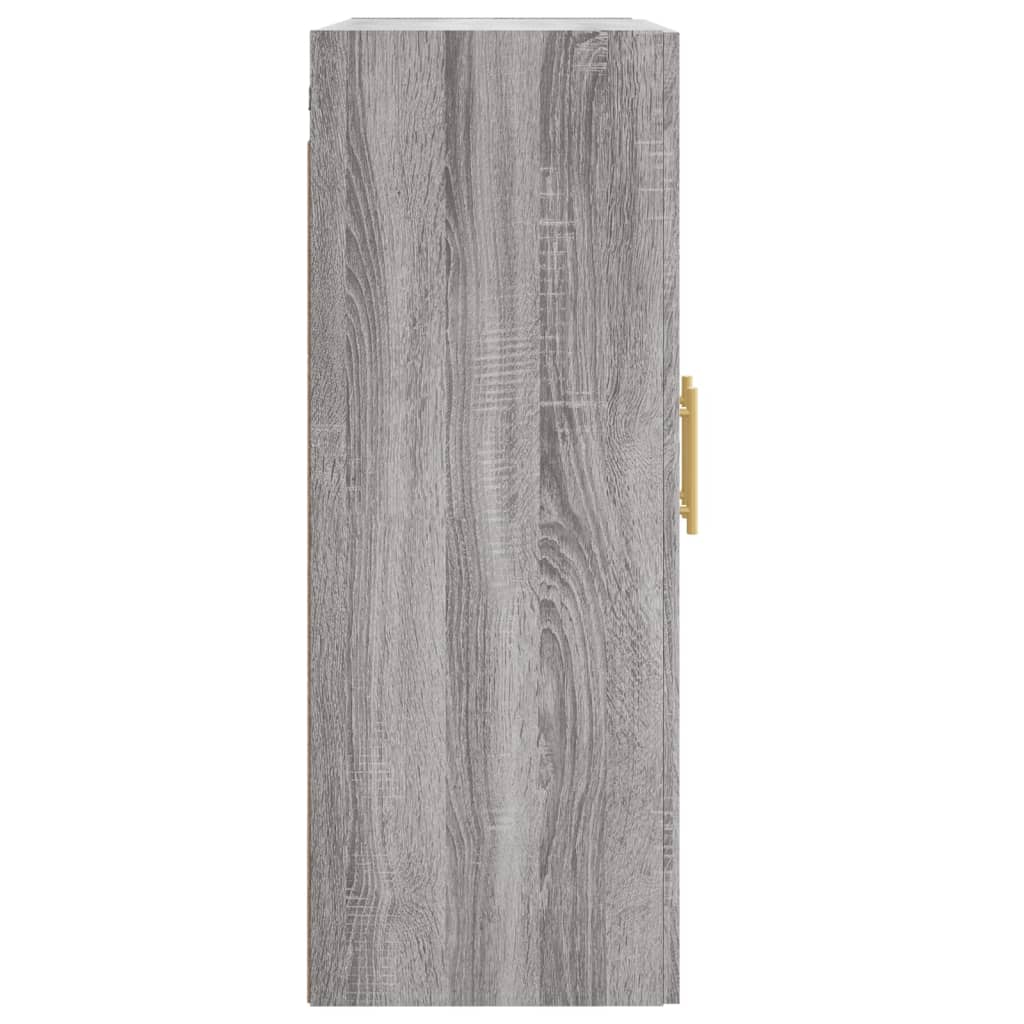 Wandschränke 2 Stk. Grau Sonoma Holzwerkstoff