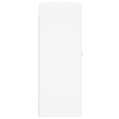 Wandschränke 2 Stk. Weiß Holzwerkstoff