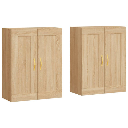 Wandschränke 2 Stk. Sonoma-Eiche Holzwerkstoff