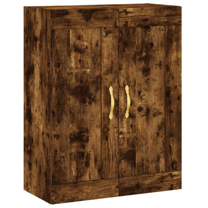 Wandschränke 2 Stk. Räuchereiche Holzwerkstoff