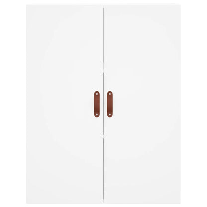 Highboard Weiß 69,5x34x180 cm Holzwerkstoff