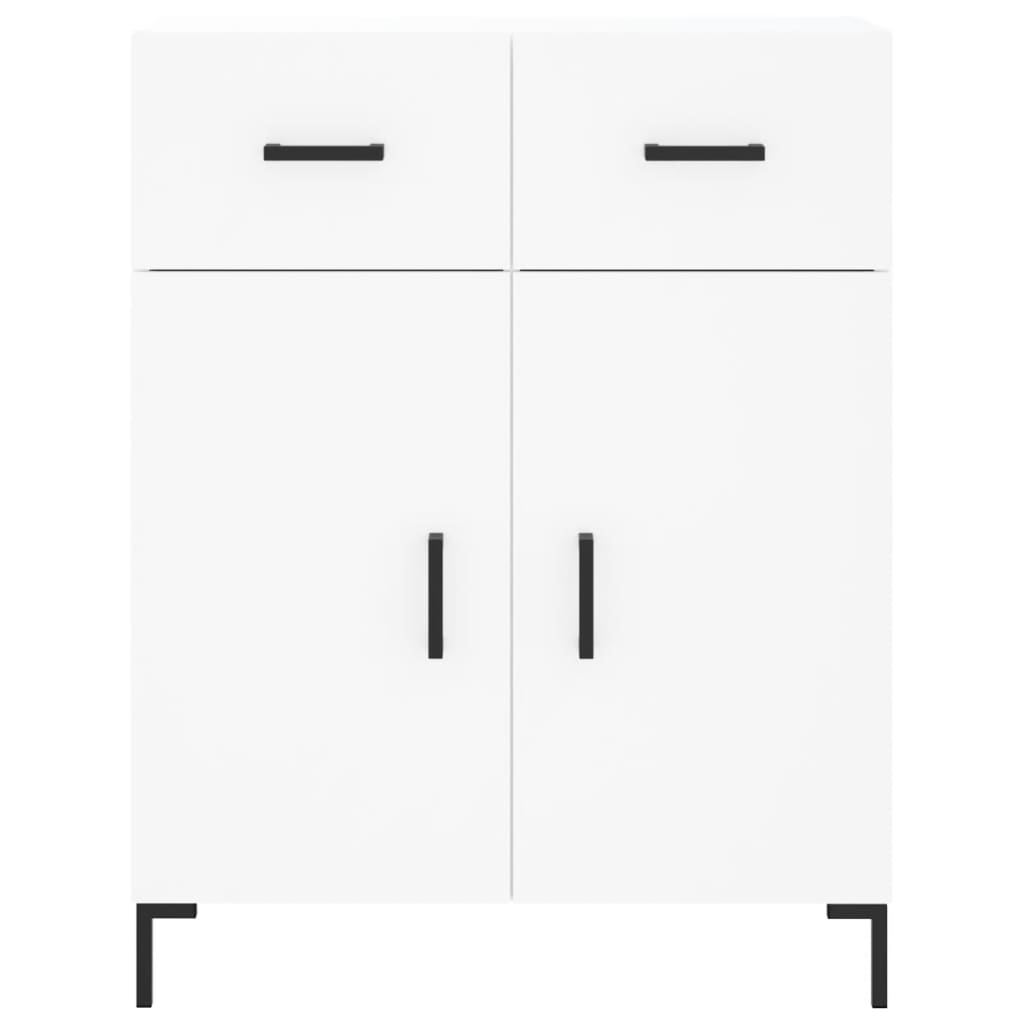 Highboard Weiß 69,5x34x180 cm Holzwerkstoff