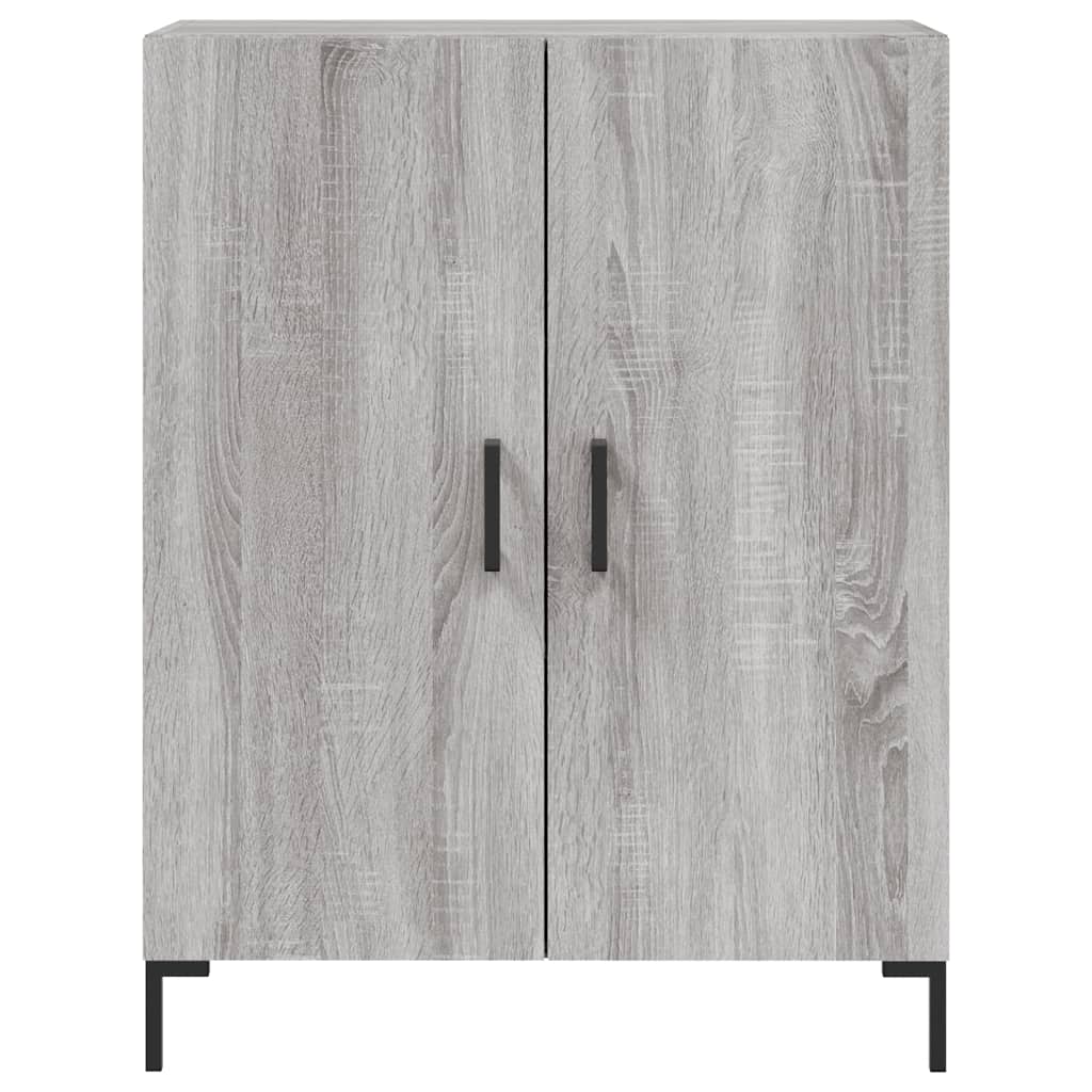 Highboard Grau Sonoma 69,5x34x180 cm Holzwerkstoff