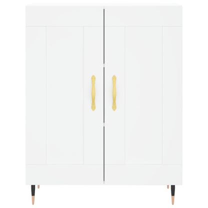 Highboard Weiß 69,5x34x180 cm Holzwerkstoff