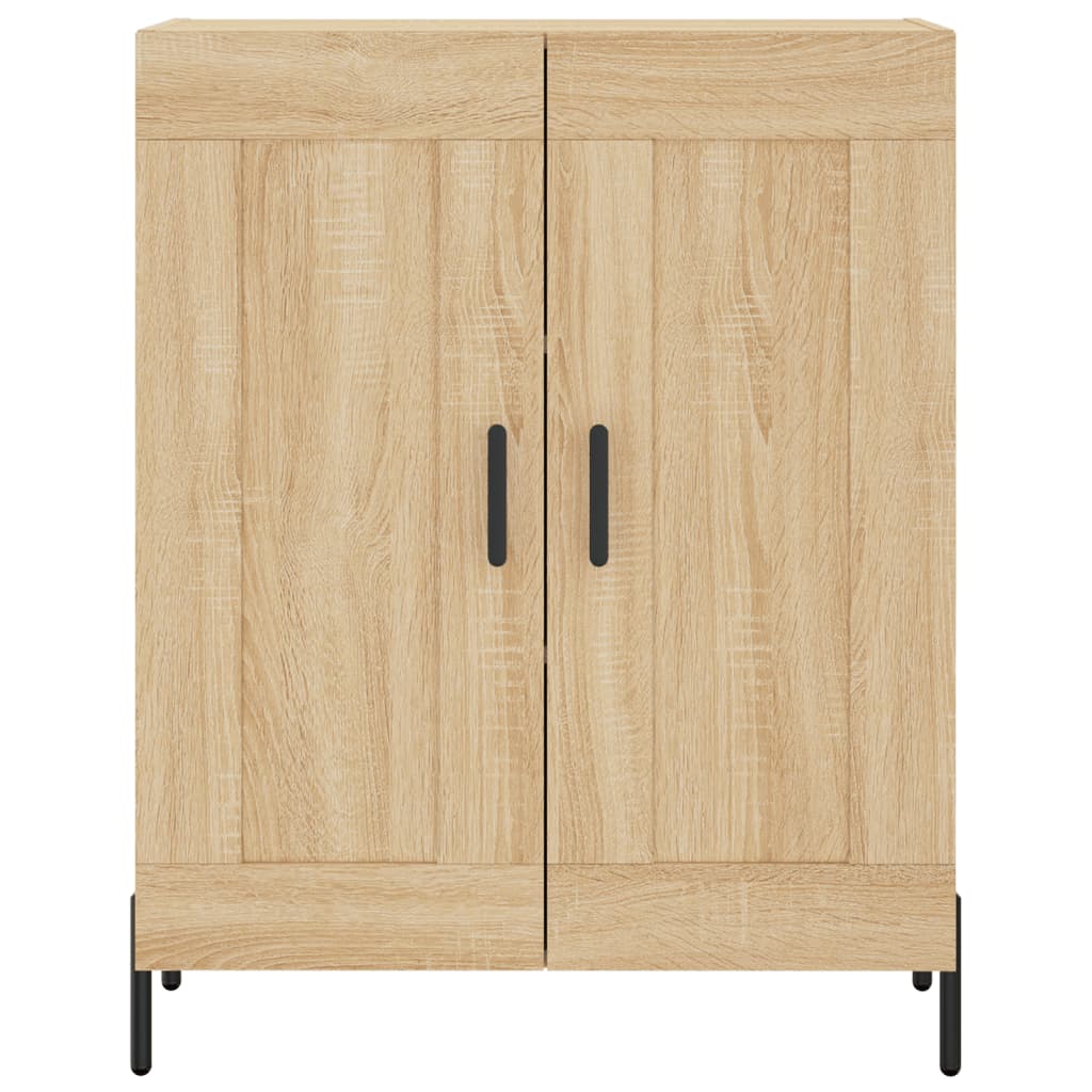 Highboard Sonoma-Eiche 69,5x34x180 cm Holzwerkstoff