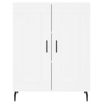 Highboard Weiß 69,5x34x180 cm Holzwerkstoff