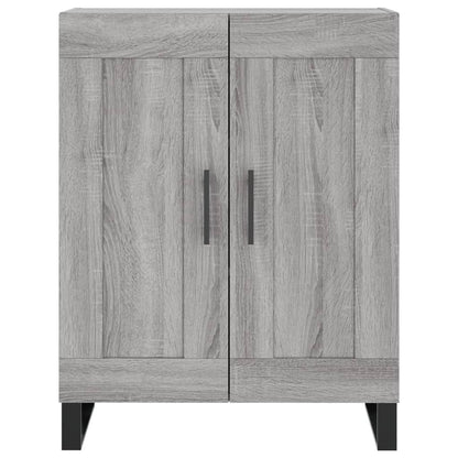 Highboard Grau Sonoma 69,5x34x180 cm Holzwerkstoff