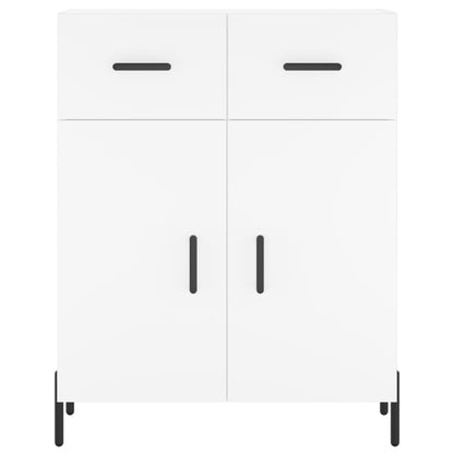 Highboard Weiß 69,5x34x180 cm Holzwerkstoff
