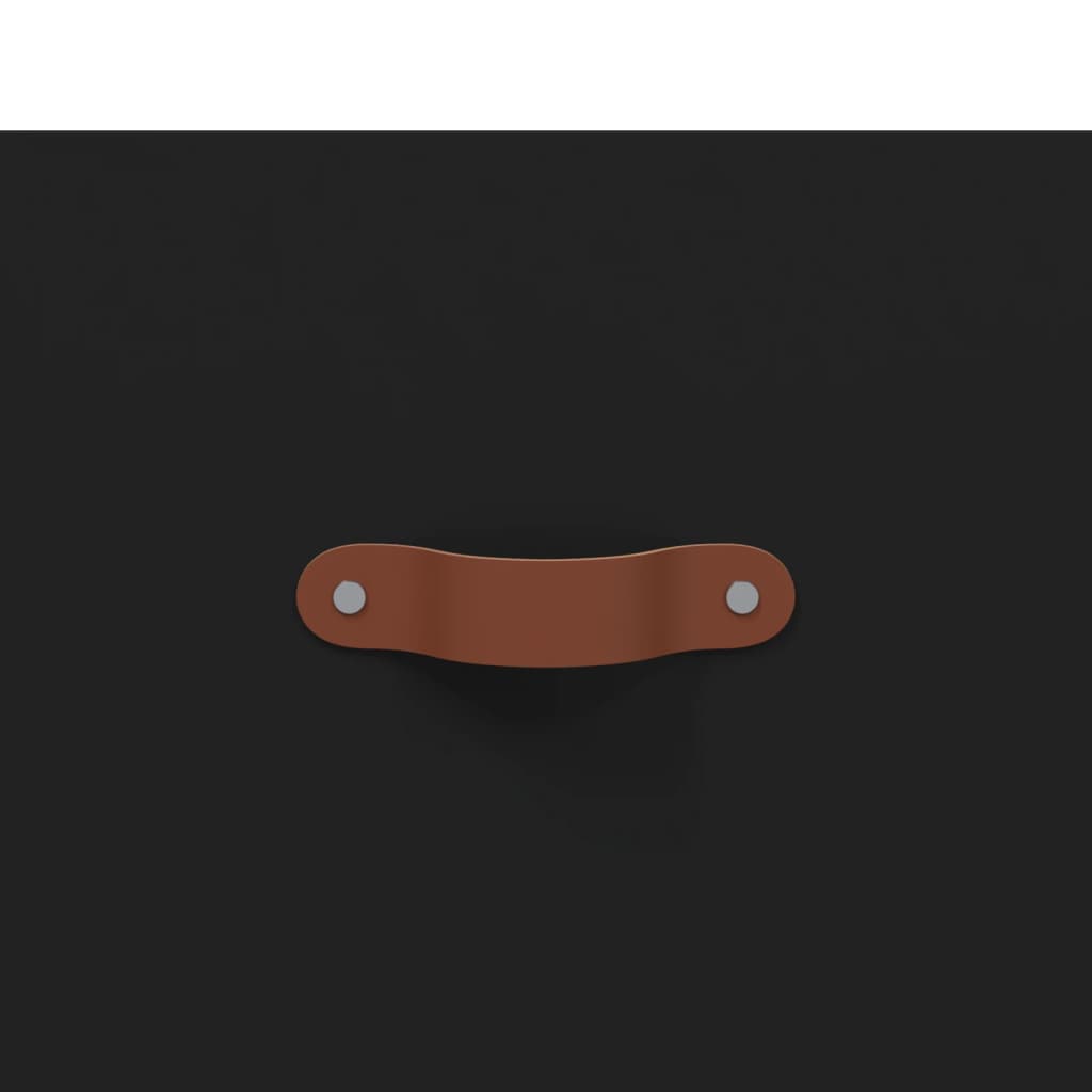 Highboard Schwarz 69,5x34x180 cm Holzwerkstoff