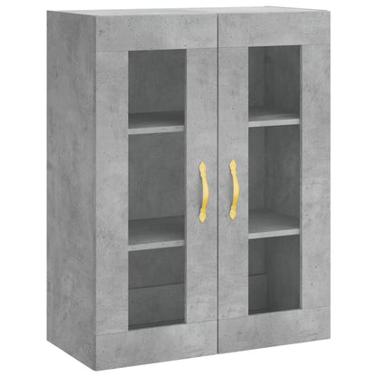 Highboard Beton Grå 69,5x34x180 cm Træmateriale
