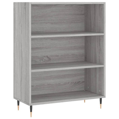 Highboard Grå Sonoma 69,5x34x180 cm Træmateriale