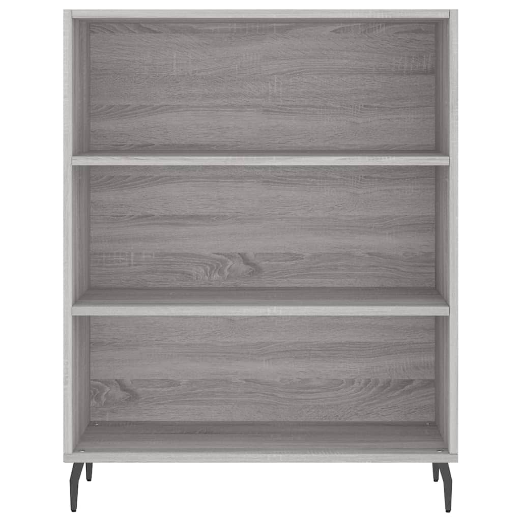 Highboard Grå Sonoma 69,5x34x180 cm Træmateriale