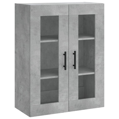 Highboard Beton Grå 69,5x34x180 cm Træmateriale
