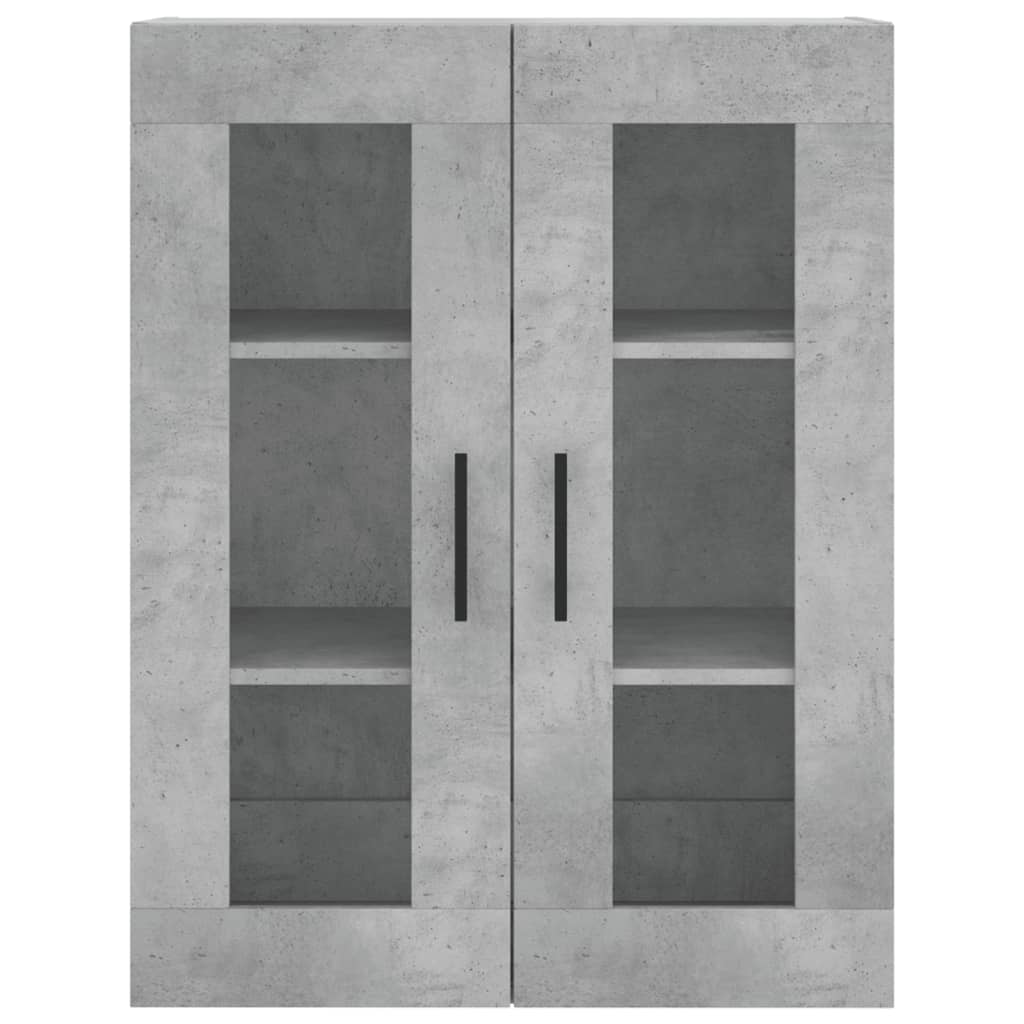 Highboard Beton Grå 69,5x34x180 cm Træmateriale