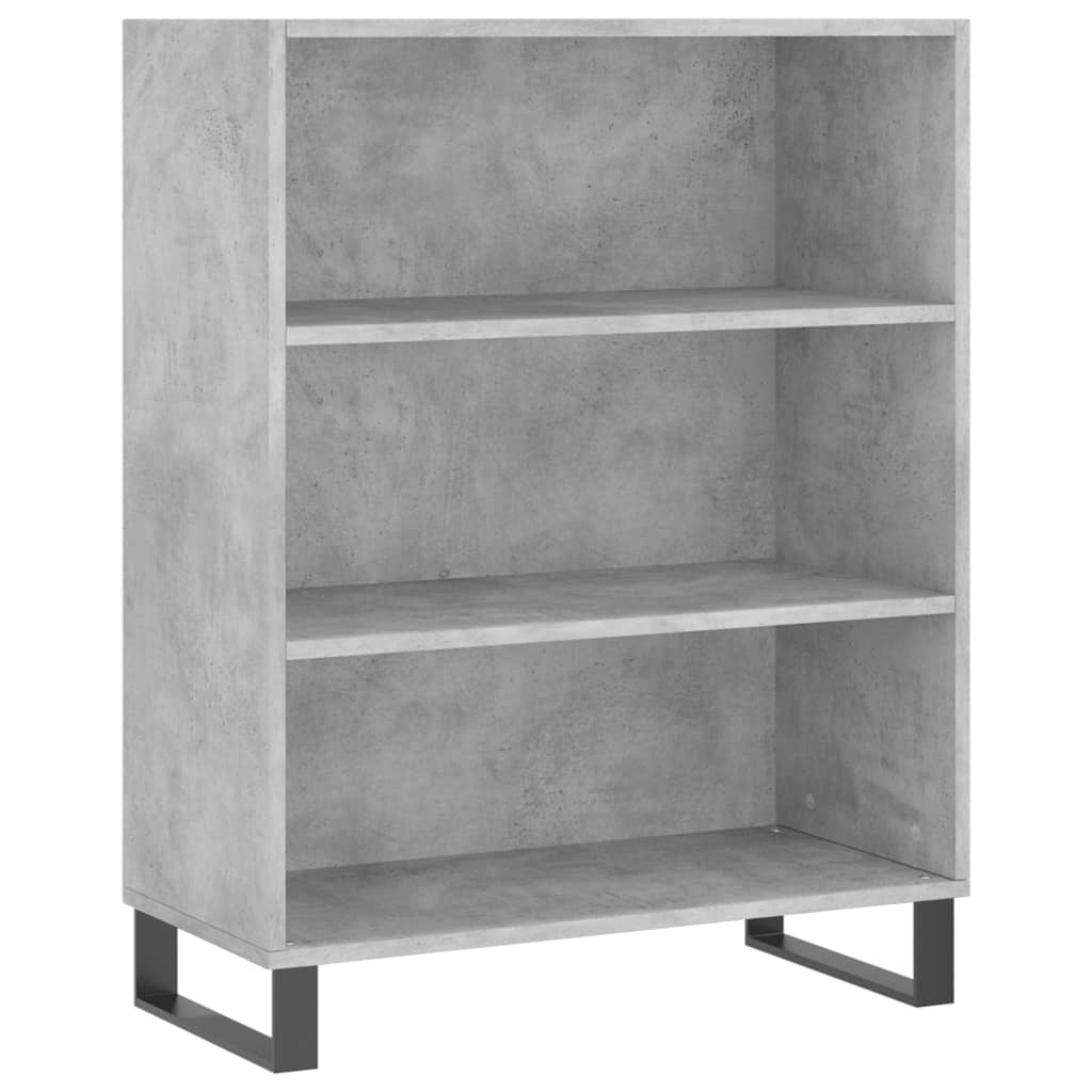 Highboard Beton Grå 69,5x34x180 cm Træmateriale
